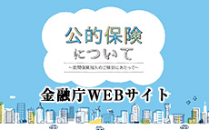 公的保険について　金融庁WEBサイト